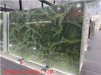 Green Vitoria Regia Quartzite Slabs