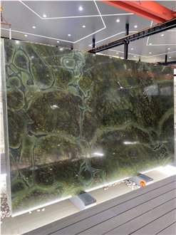 Green Vitoria Regia Quartzite Slabs