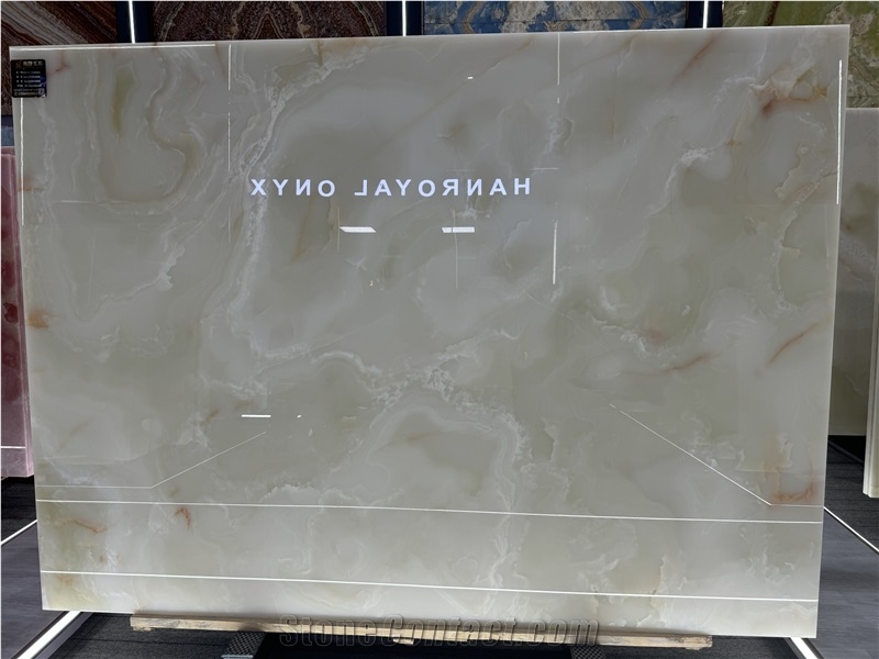 Afghanistan White Onyx Slabs For Hotel And House Design