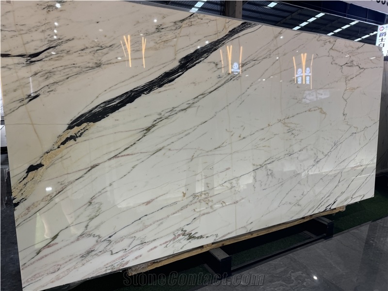 China Calacatta White Natural Marble For Floor Tile