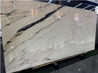 China Calacatta White Natural Marble For Floor Tile