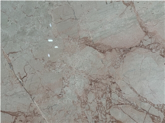 China Pink Bulgari Natural Marble Big Slabs For Wall  Tiles