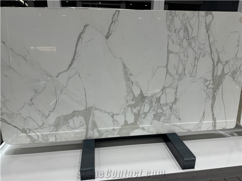 Italy Calacatta White Natural Marble For Wall Slabs Tiles