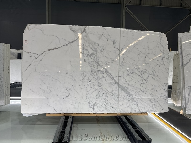 Italy Calacatta White Natural Marble For Wall Slabs Tiles