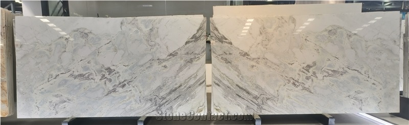 Namibia Fendi White Luxury Marble Tiles And Slabs