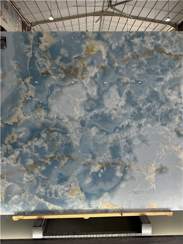 Pakistan Blue Onyx Slabs For Hotel And House Design
