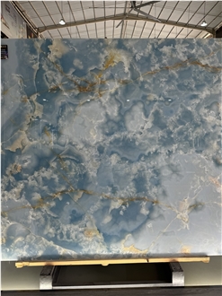 Pakistan Blue Onyx Slabs For Hotel And House Design
