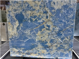Pakistan Blue Onyx Slabs For Hotel And House Design