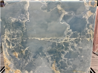 Pakistan Blue Onyx Slabs For Hotel And House Design