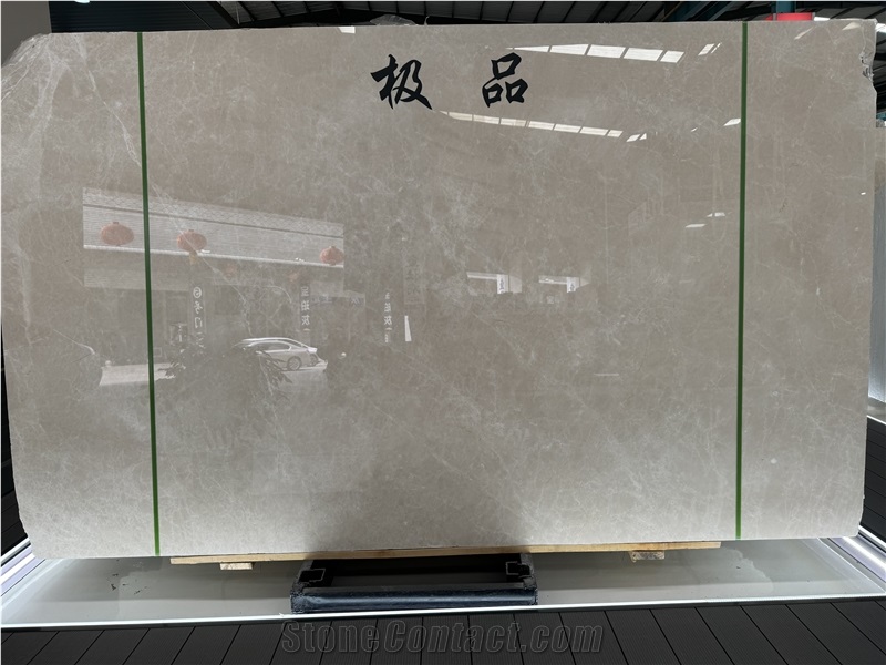 Turkish Aran White Beige Marble Tiles For Interior Design