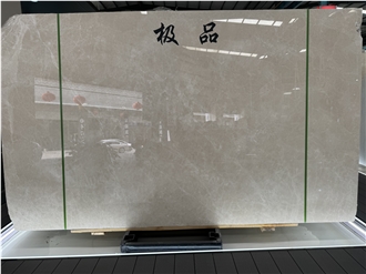 Turkish Aran White Beige Marble Tiles For Interior Design