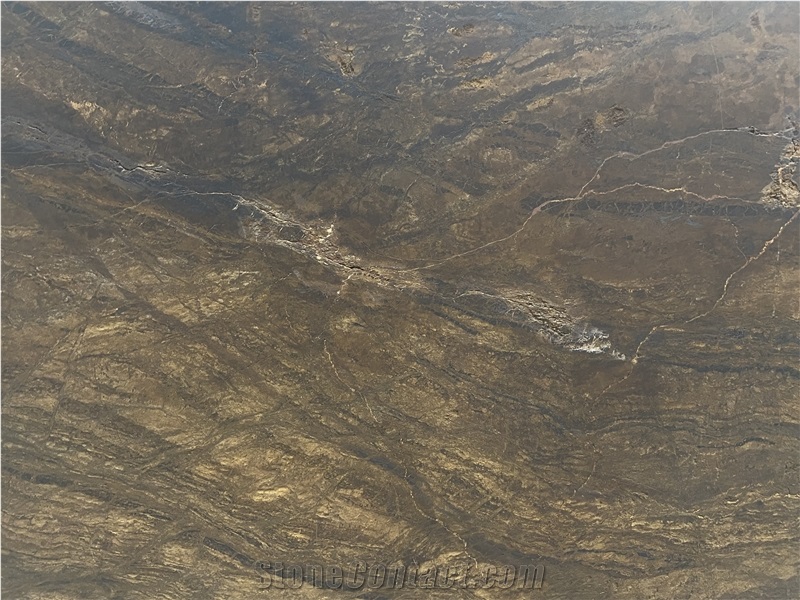 Exuberant Brown Quartzite Leather Surface Slabs
