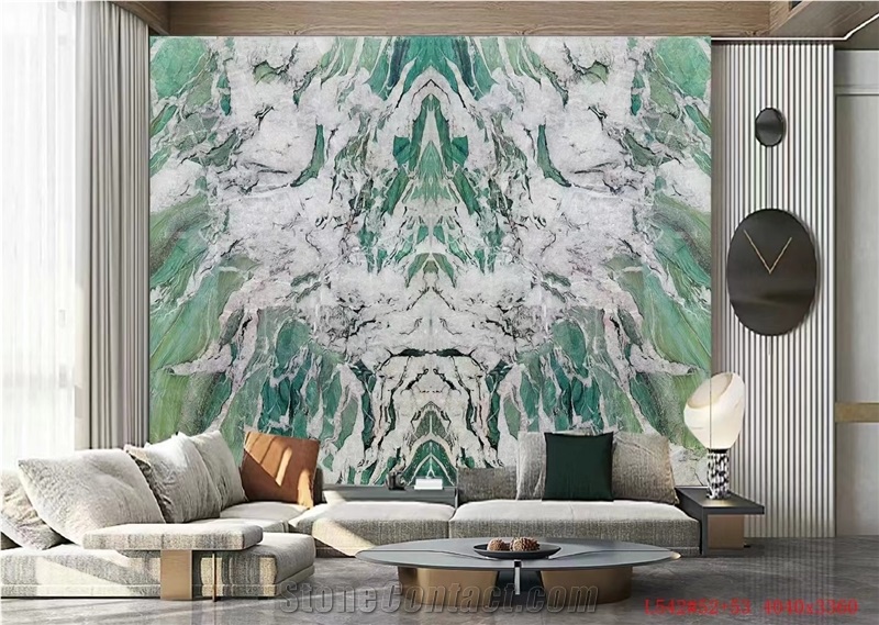 Brazil Fuchsite Crystal Quartzite Slabs Wall Tiles
