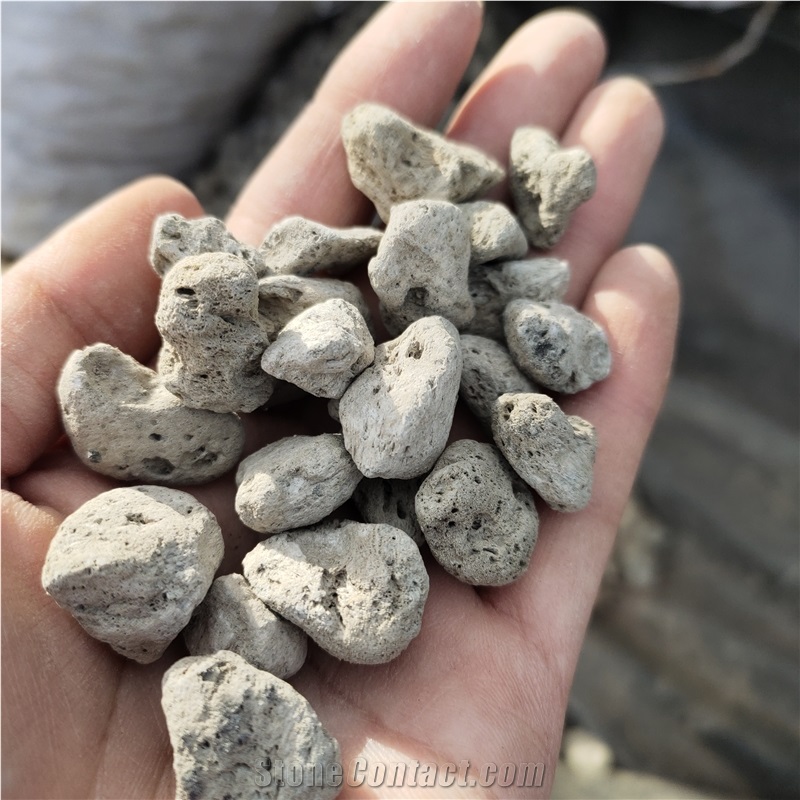 White Pumice Stone  Pebble Stone