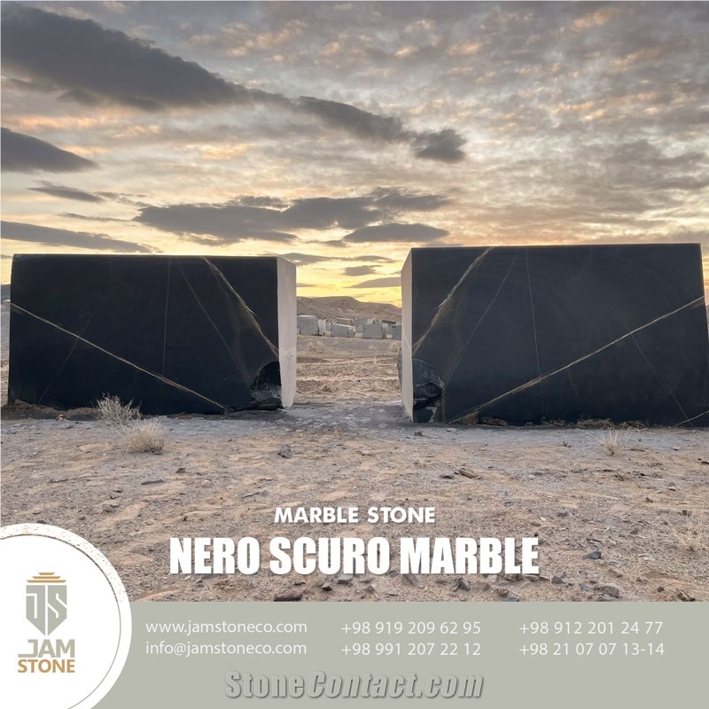 Nero Scuro Marble Blocks