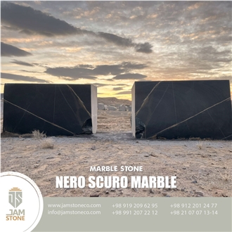 Nero Scuro Marble Blocks