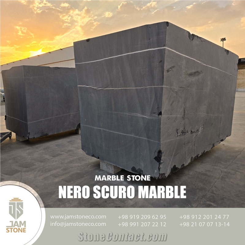 Nero Scuro Marble Blocks