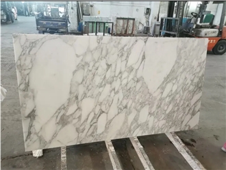 Calacatta White Natural Marble Slab Luxury Floor Wall Tiles