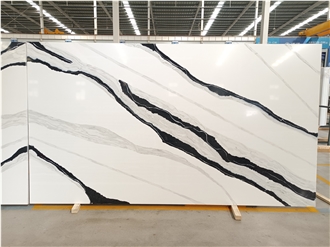 5008 Panda White Quartz Slabs For Hotel 5008 Panda White Quartz Slabs For Hotel