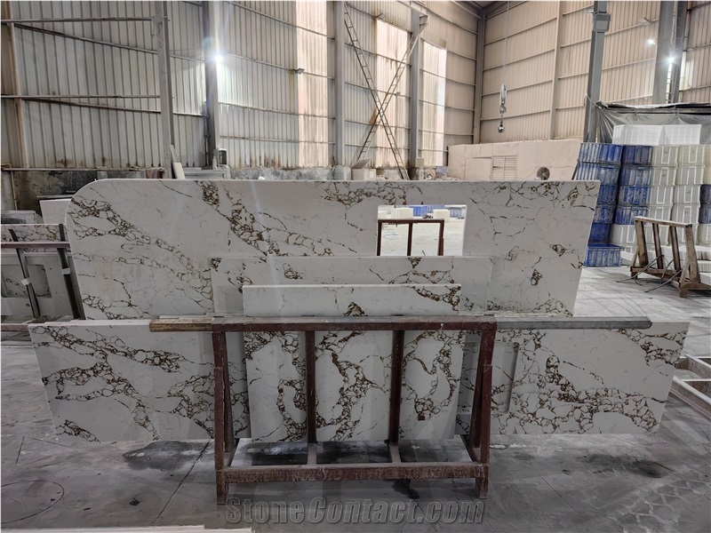 AST 5050 Calacatta Borghini Quartz Kitchen Bar Tops