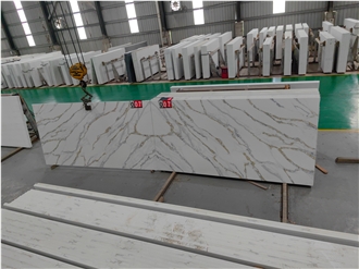 AST 5066 Calacatta Fendy Quartz Slabs
