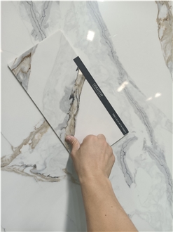 AST 5066 Calacatta Fendy Quartz Slabs