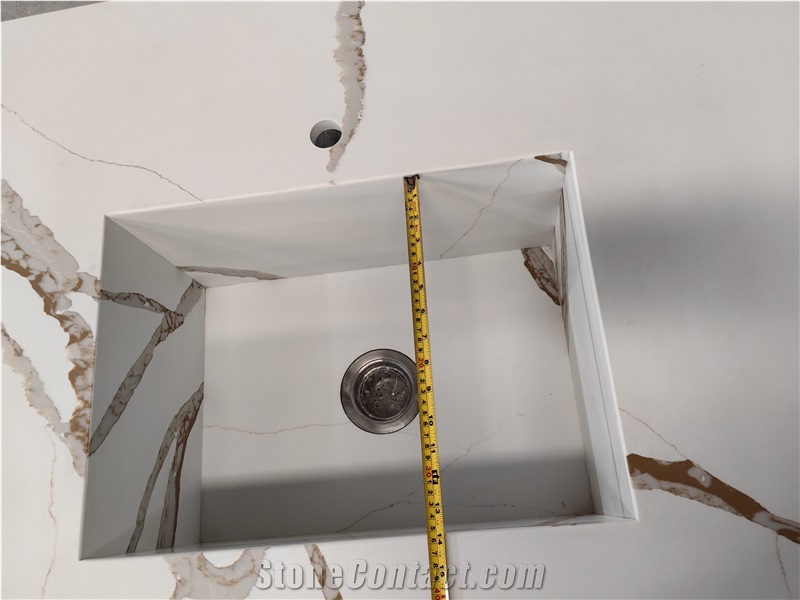 AST 5085 Quartz Givenchi Artificial Stone Countertop