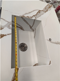 AST 5085 Quartz Givenchi Artificial Stone Countertop