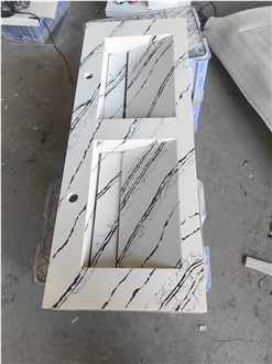 AST 5093  Calacatta Sivec Artificial Stone Countertop