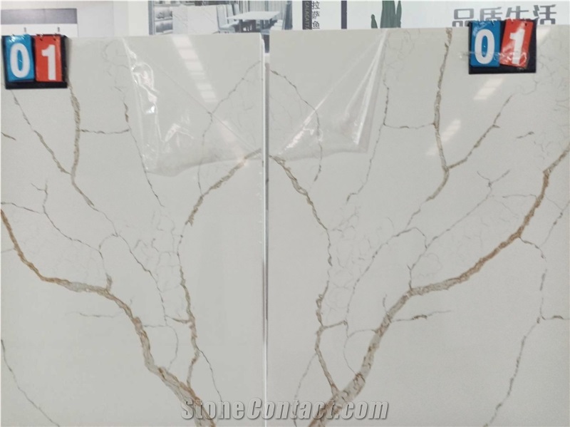 AST 5111 Laza Gold Gold Artificial Stone Slabs