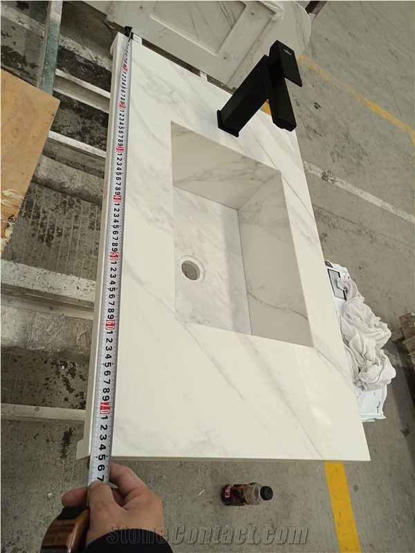 AST 6028 Calacatta Armani  Artificial Stone Countertop