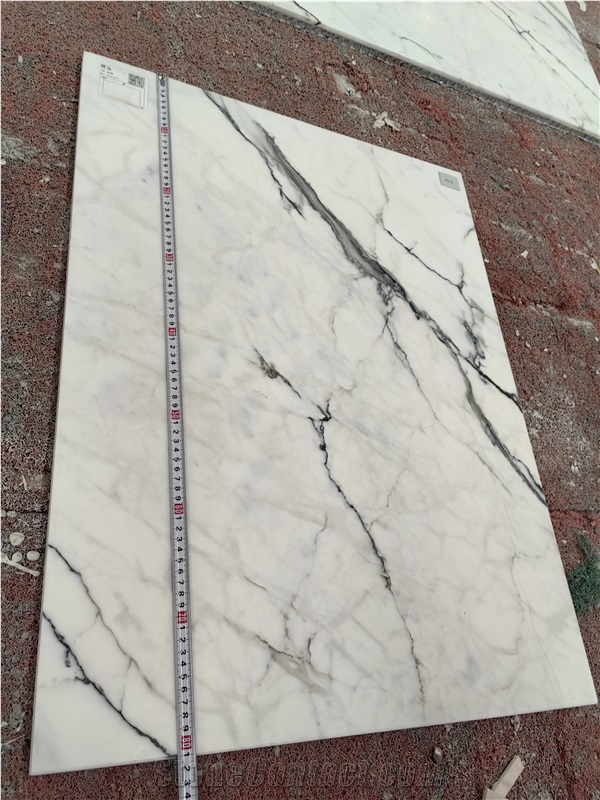 GOLDTOP Premium Calacatta Paonazzo Marble Tiles