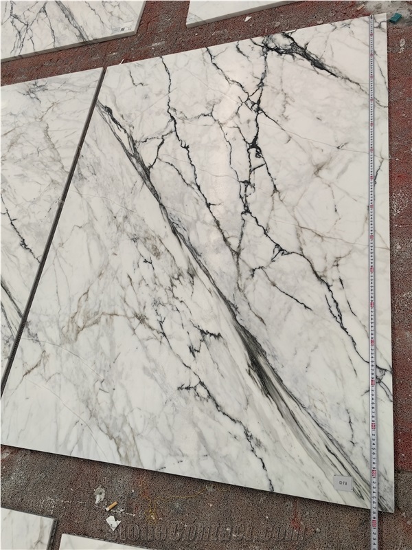 GOLDTOP Premium Calacatta Paonazzo Marble Tiles