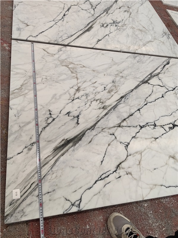 GOLDTOP Premium Calacatta Paonazzo Marble Tiles