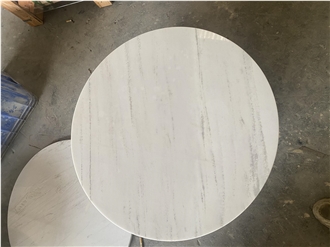 GOLDTOP Premium Sivec White Marble Table Tops
