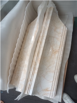 Spider Gold Marble Door Frame With Elegant Gold Veining