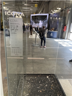 ICONA 900 Black Resin Engineered Marble Slabs