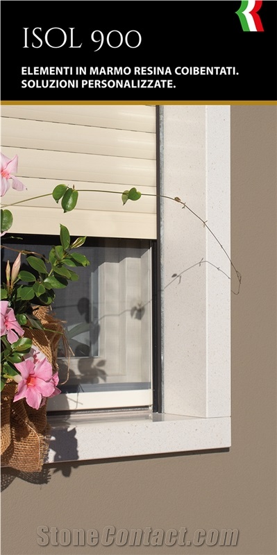 Resin Engineered Marble Windows Casing Sills, Window Frames