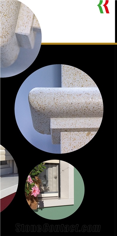 Resin Engineered Marble Windows Casing Sills, Window Frames