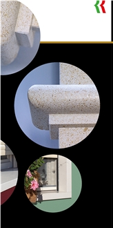 Resin Engineered Marble Windows Casing Sills, Window Frames