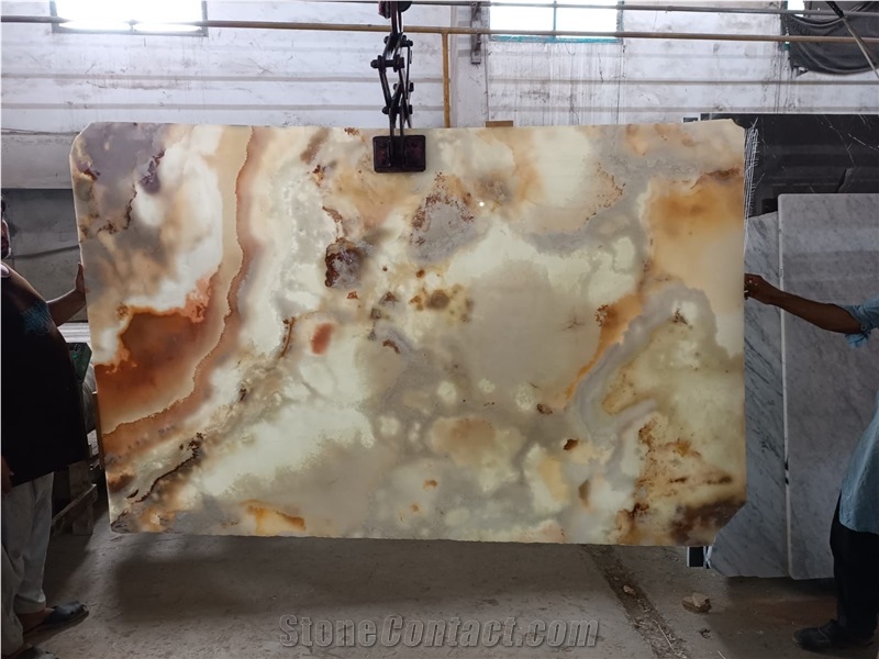 Dark Green Onyx Slabs