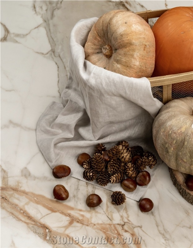 Macchia Vecchia Gold Carrara Sintered Stone