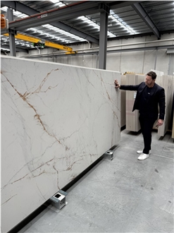 Macchia Vecchia Gold Carrara Sintered Stone