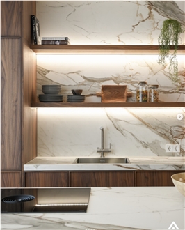 Macchia Vecchia Gold Sintered Stone Kitchen Tops