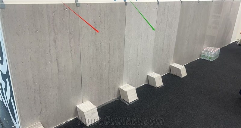 White Travertine, Travertino