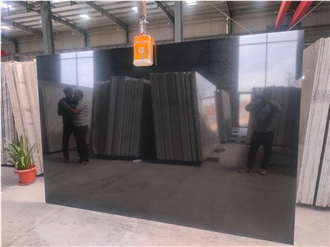 Absolute Black Granite Polished Slabs