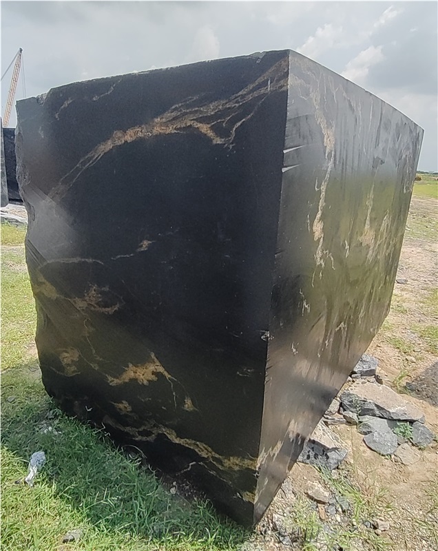 Titanium Gold Granite Blocks