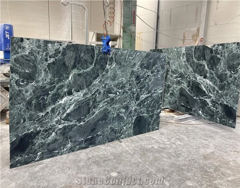 Verde Alpi Marble Polished, Honed, And Leathered Slabs