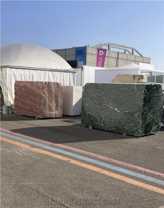 Verde Issogne Marble Blocks