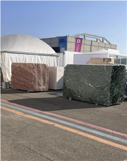 Verde Issogne Marble Blocks